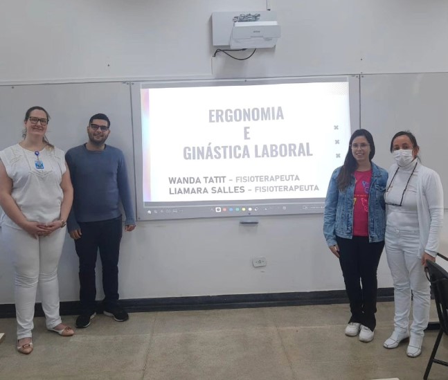 Santa Casa realiza palestra sobre Ergonomia e Ginástica Laboral em campus na UNESP